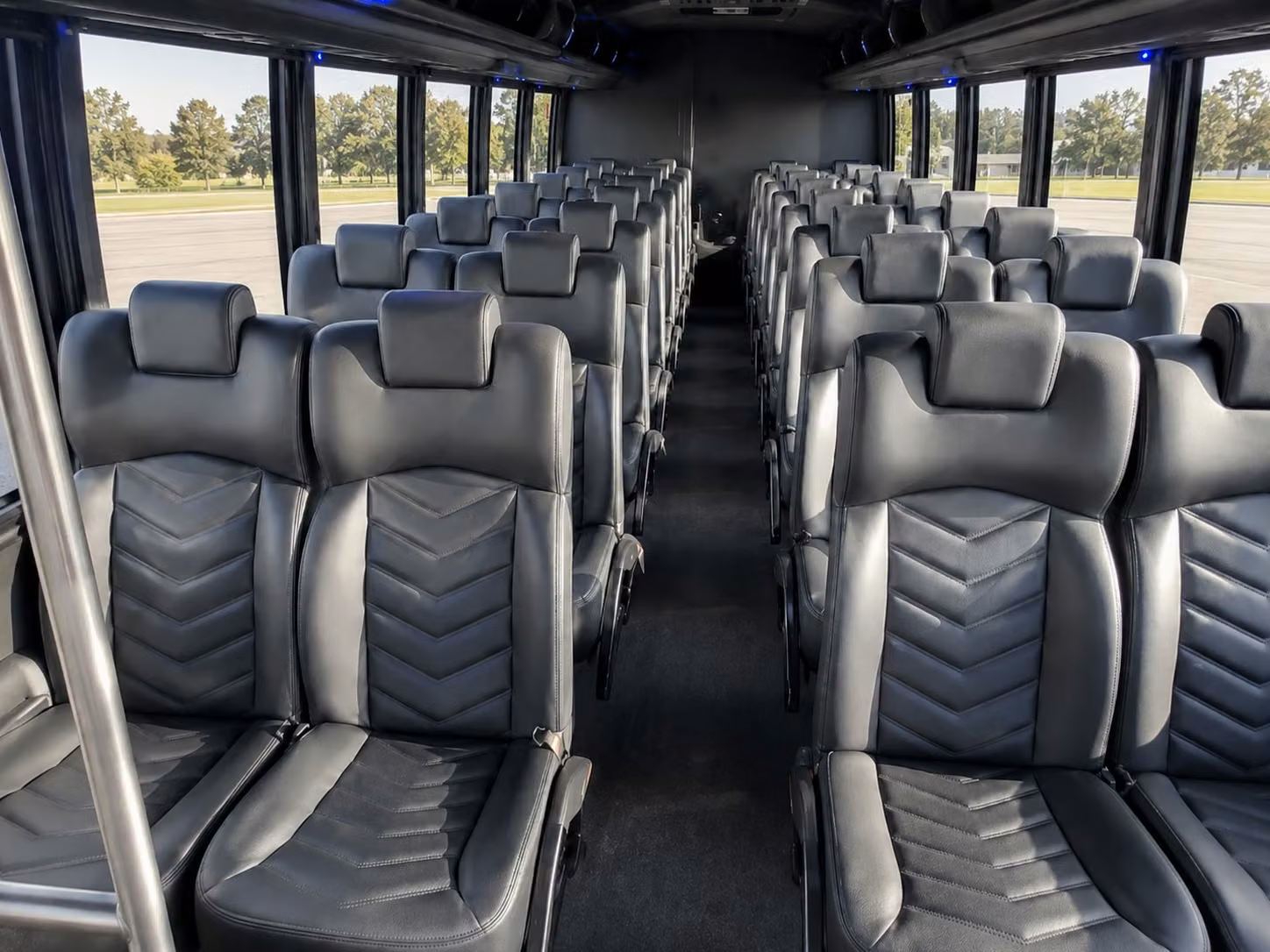 15 passenger minibus inside