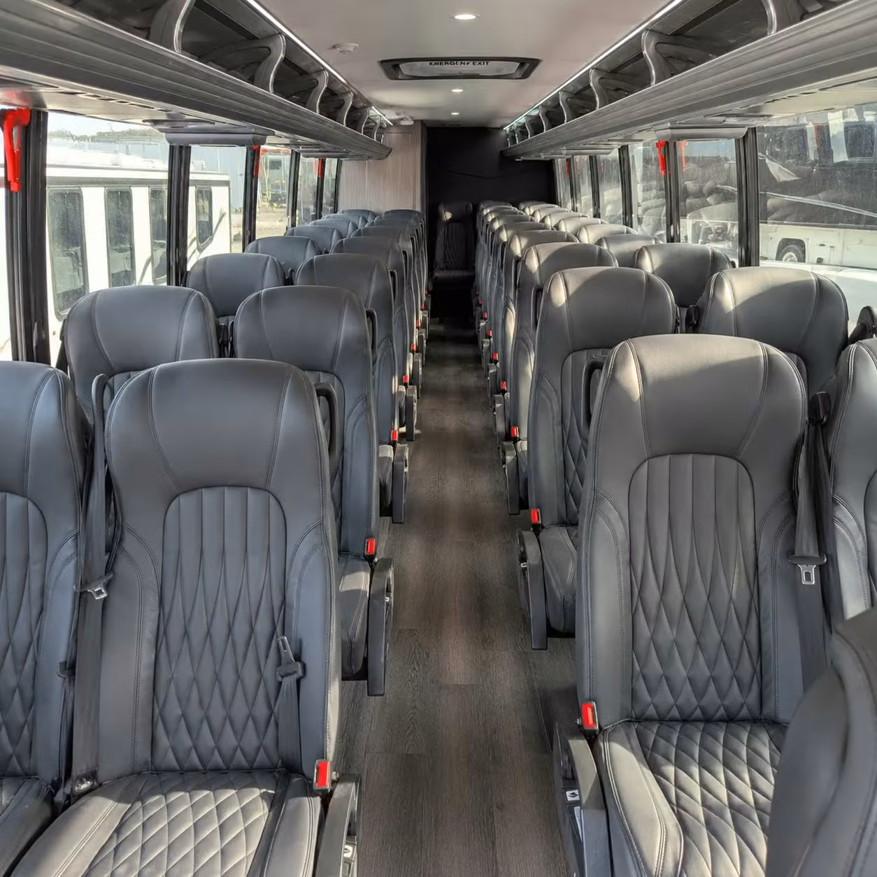 28 passenger minibus inside