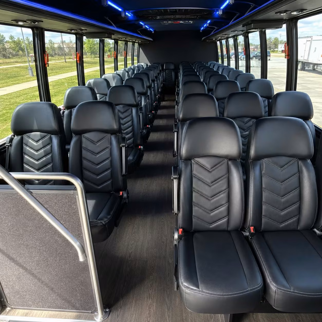 28 passenger minibus interior