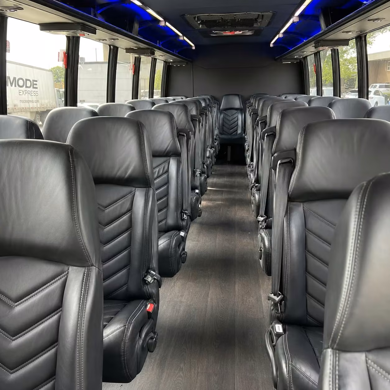 30 passenger minibus inside