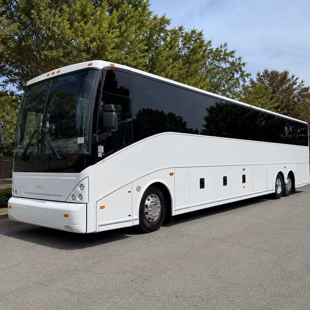 glendale 56 passenger charter bus rental