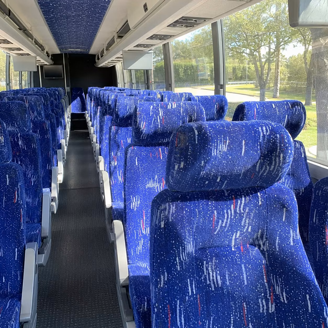 glendale charter bus rental inside